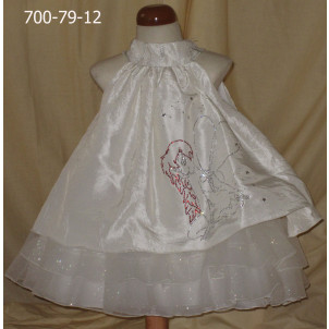 Ολοκληρωμένο πακέτο βάπτισηs με αυτό το φόρεμα (Poupon 32)