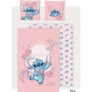 Disney Lilo & Stitch Παπλωματοθήκη Καρδιά - Μονό - 140 x 200 - Βαμβακερό