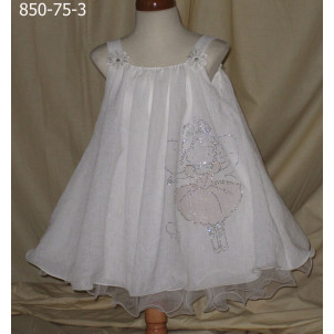Ολοκληρωμένο πακέτο βάπτισηs με αυτό το φόρεμα (Poupon 36)