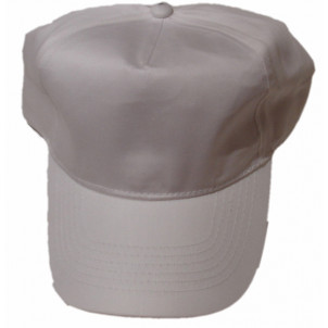Καπέλο Jockey Μονόχρωμο Άσπρο (Κωδ.161.125.080)