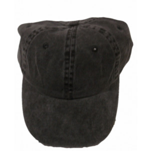 Καπέλο Jockey Πετροπλυμενο Μαυρο (Κωδ.161.125.326)