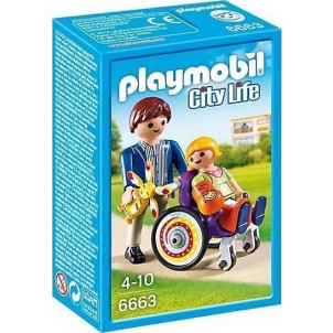 Playmobil Παιδί σε Νοσοκομειακό Καροτσάκι 6663 narlis.gr