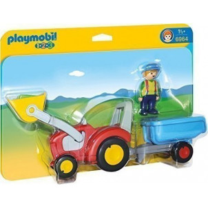 Playmobil Τρακτέρ με ρυμουλκούμενο 6964 #787.342.316, narlis.gr
