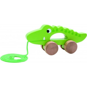 Tooky Toys Ξύλινος Κροκόδειλος Συρόμενος (TKC265)