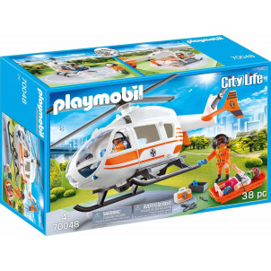 Playmobil Ελικόπτερο Διάσωσης (70048)
