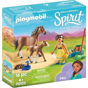 Playmobil Η Πρου με Άλογο και Πουλάρι 70122