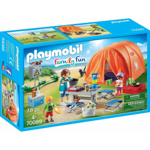 Playmobil Οικογενειακή Σκηνή Camping (70089)