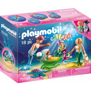 Playmobil Γοργονο-Οικογένεια Με Καροτσάκι-Κοχύλι (70100)