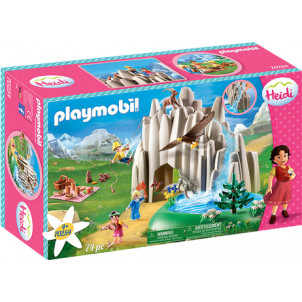 Playmobil Η Χάιντι, Ο Πέτερ & Η Κλάρα Στην Κρυστάλλινη Λίμνη (70254)