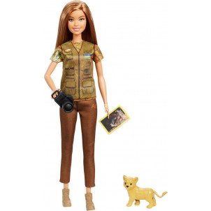 Barbie National Geographic - Κούκλα Φωτογράφος (GDM46)