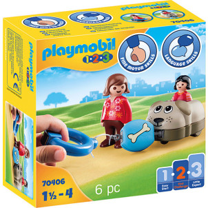 Playmobil Τρενάκι Με Βαγόνι/Σκυλάκι (70406)