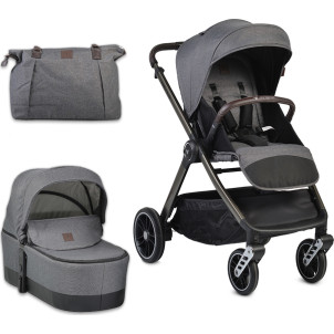 Cangaroo Πολυκαρότσι 3 in 1 Macan Grey Με Κάθισμα Αυτοκινήτου I-Size, 2025