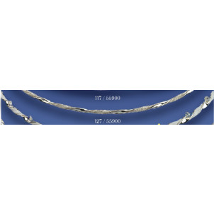 Στέφανα ασημένια βέργα 127(55900)