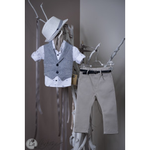 Ολοκληρωμένο σετ βάπτισης αγόρι La Christine 21Α106 narlis.gr