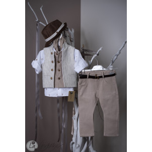 Ολοκληρωμένο σετ βάπτισης αγόρι La Christine 21Α1028 narlis.gr