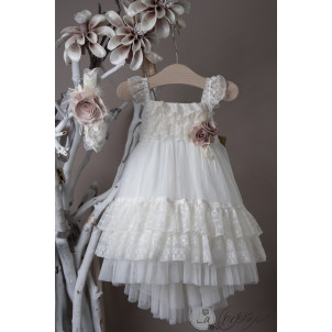 Ολοκληρωμένο σετ βάπτισης κορίτσι La Christine 21Κ453 narlis.gr