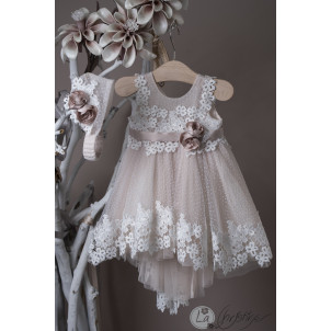 Ολοκληρωμένο σετ βάπτισης κορίτσι La Christine 21Κ469 narlis.gr