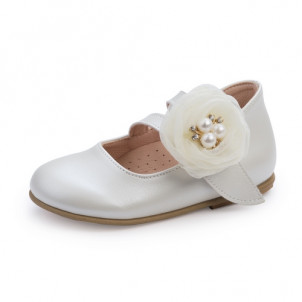 Παπουτσάκια Βάπτισης κορίτσι Gorgino 2249 narlis.gr