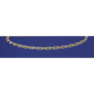 Στέφανα μεταλλικά ασημί με χρυσο Κωδ.301Ν