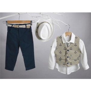 Ολοκληρωμένο πακέτο σετ βάπτισης αγόρι New Life 2417-2 narlis.gr