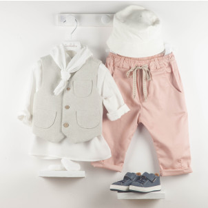 Ολοκληρωμένο σετ βάπτισης αγόρι Bambolino 9742-Juan narlis.gr