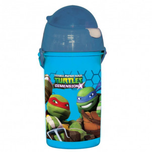 Πλαστικό Παγούρι Turtles Disney (Με καλαμάκι) (Κωδ.151.539.007)