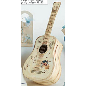Κουτί ξύλινο κιθάρα (Κωδ.Κ704-1)