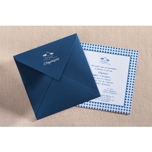 Προσκλητήριο Βάπτισης Καράβι (Biniatian) (Κωδ.367-1107)