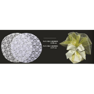 Δανδέλα κορδονέ tsirilas στρόγγυλη 74.11.182-1-37cm 50τμχ