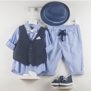 Ολοκληρωμένο σετ βάπτισης αγόρι Bambolino 9733-Holden narlis.gr