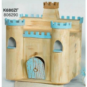 Ξύλινο κουτί κάστρο (Κ680ΛΜΖΓ)