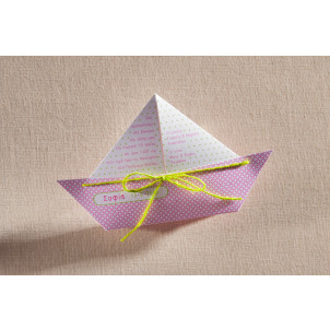 Προσκλητήριο Βάπτισης Καράβι (Biniatian) (Κωδ.448-0187)