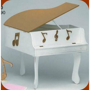 Κουτί ξύλινο πιάνο (Κωδ.Κ190-1)