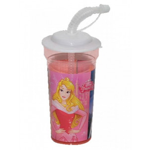 Πλαστικό Ποτήρι Princess Disney (Με καλαμάκι) (Κωδ.151.539.002)