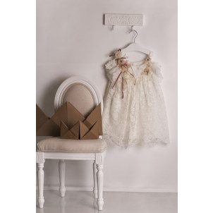 Ολοκληρωμένο πακέτο βάπτισηs με αυτό το Φόρεμα (Αλέξανδρος Κωδ.5218-1-105)