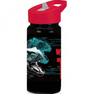 Παγούρι μεταλλικό με καλαμάκι Jurassic World (Μαύρο) (#760.239.021+13#)