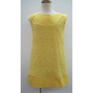 Φόρεμα Αμάνικο Δανδέλα Κίτρινο 291.87.466