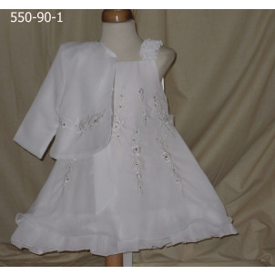 Ολοκληρωμένο πακέτο βάπτισηs με αυτό το φόρεμα (Poupon 04)
