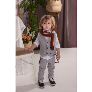 Ολοκληρωμένο πακέτο βάπτισης με αυτό το κουστούμι Baby bloom 120.45 narlis.gr