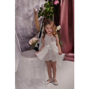 Ολοκληρωμένο πακέτο σετ βάπτισης με αυτό το φόρεμα Baby bloom 120.107 narlis.gr