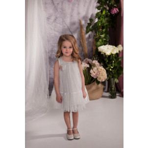 Ολοκληρωμένο πακέτο σετ βάπτισης με αυτό το φόρεμα Baby bloom 120.106 narlis.gr