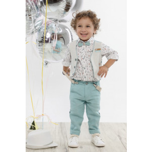 Ολοκληρωμένο σετ βάπτισης αγόρι Mi Chiamo Α4379. narlis.gr