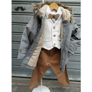 Ολοκληρωμένο σετ βάπτισης αγόρι  Carrousel 258.152.341-1  Με βαλίτσα rain η θρανίο παγκάκι!!!!