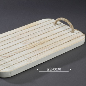 Δίσκος από ξύλο σε λευκή απόχρωση  (Authentique art Κωδ.ΔΞ-0030) προσφορά
