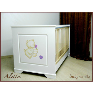 Κρεβάτι Baby Smile Aletta Με Ζωγραφιά (Ρωτήστε για την προσφορά) (00289)