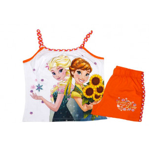 Μπλούζα & Σόρτσ (Μακώ) Frozen Disney (Πορτοκαλί) (Κωδ.200.60.006)