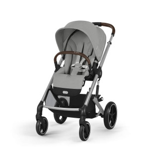 Cybex Καρότσι Balios S Lux Silver Frame, Stone Grey, 2025