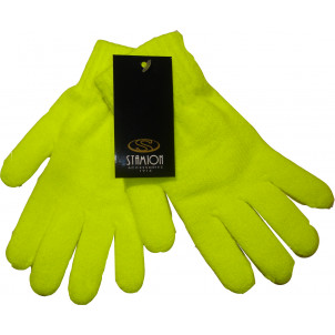 Γάντια Πλεκτά Μονόχρωμα (Κίτρινο) (Κωδ.214.504.011)