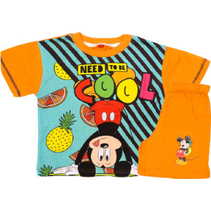 Σετ Παιδικό K/Μ Μακώ Mickey Disney (Πορτοκαλί) (Κωδ.200.43.010)