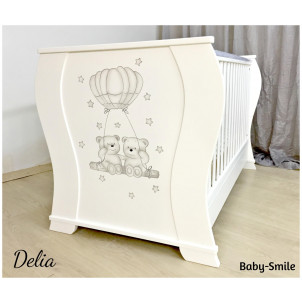 Κρεβάτι Baby Smile Delia Με Ζωγραφιά (Ρωτήστε για την προσφορά) (00289)